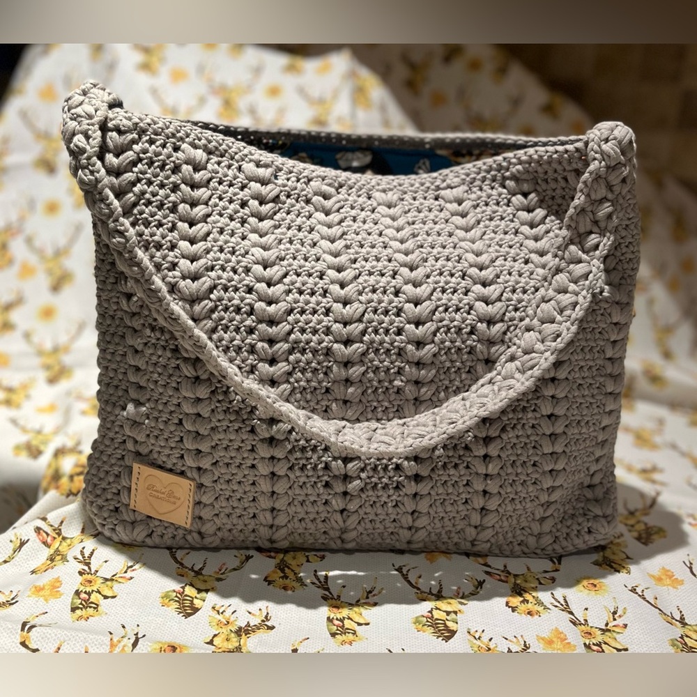 Handmade crochet purse